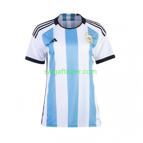 Argentina Fodboldtrøjer Dame Hjemmebanesæt World Cup 2022 Kort ærmer Argentina Fodboldtrøjer Dame Hjemmebanesæt World Cup 2022 Kort ærmer